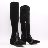 Чоботи чорного кольору Арт. 657-12/w324Ок