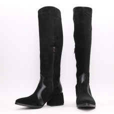 Чоботи чорного кольору Арт. 657-12/w324Ок