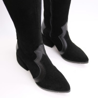 Чоботи чорного кольору Арт. 657-12/w324Ок