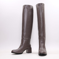 Класичні чоботи зі шкіри Арт.605-12/5501Ок