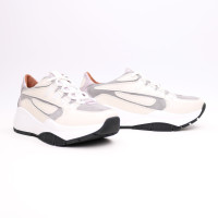 Кросівки з бежевої шкіри Арт. Kr-5/21974