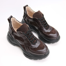 Кросівки кольору шоколад Арт. As-9/Sonya2