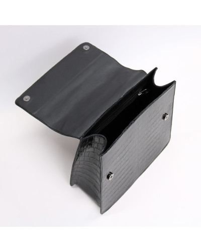 Сумка з чорної лакової шкіри Арт. YS-1001