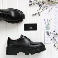 Туфлі з чорної шкіри Арт. As-12/258