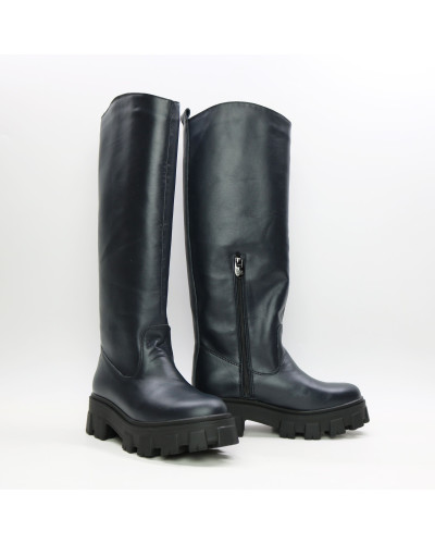 Високі чоботи зі шкіри Арт.12-33/258