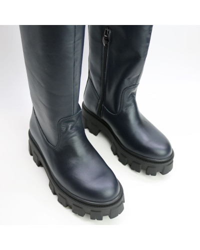 Високі чоботи зі шкіри Арт.12-33/258