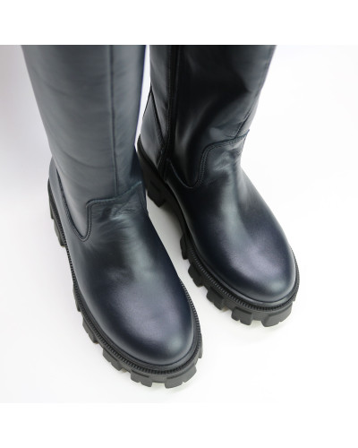 Високі чоботи зі шкіри Арт.12-33/258