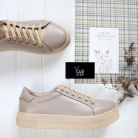 Бежеві шкіряні кеди Арт. 15-7/192