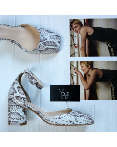 Босоніжки з квадратним носом Арт. 667-4/6056Ок