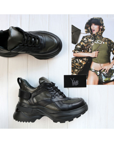 Кросівки кольору хакі Арт. As-9/Sonya2