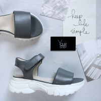 Сандалі з шкіри на липучках Арт. 10-24/193