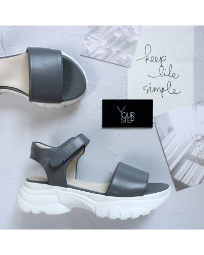 Сандалі з шкіри на липучках Арт. 10-24/193