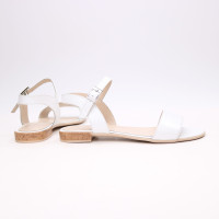 Босоніжки з білої шкіри Арт. 10-5/110