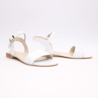 Босоніжки з білої шкіри Арт. 10-5/110