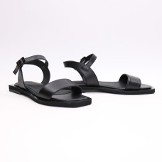 Босоніжки з чорної шкіри Арт. 10-5/0504