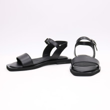 Босоніжки з чорної шкіри Арт. 10-5/0504