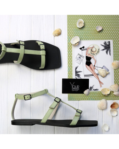 Босоніжки з шкіри Арт. 073-4