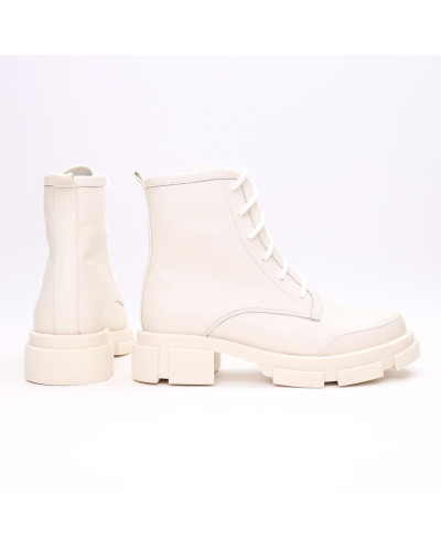 Черевики з бежевої шкіри Арт. As-10/21074