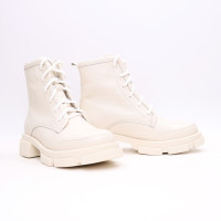 Черевики з бежевої шкіри Арт. As-10/21074