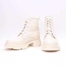 Черевики з бежевої шкіри Арт. As-10/21074