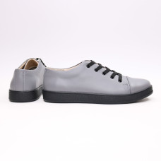 Кеди із сірої шкіри Арт. Em-1