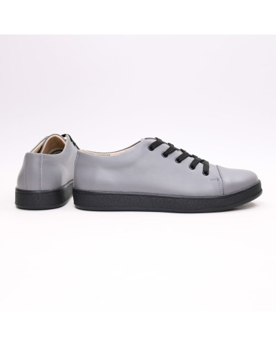 Кеди із сірої шкіри Арт. Em-1