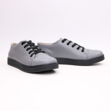 Кеди із сірої шкіри Арт. Em-1