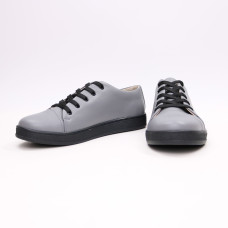 Кеди із сірої шкіри Арт. Em-1