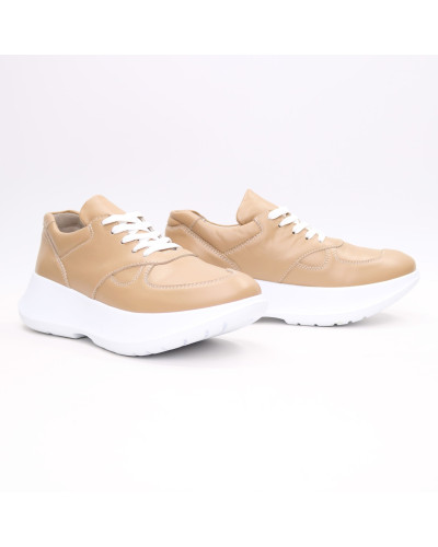 Кросівки з карамельної шкіри Арт. 15-2/199