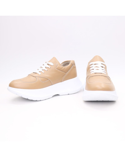 Кросівки з карамельної шкіри Арт. 15-2/199