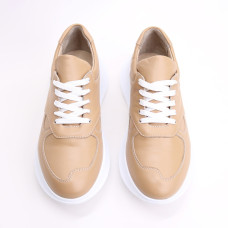 Кросівки з карамельної шкіри Арт. 15-2/199