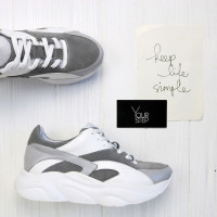 Кросівки сірого кольору Арт. Kr-2/21913