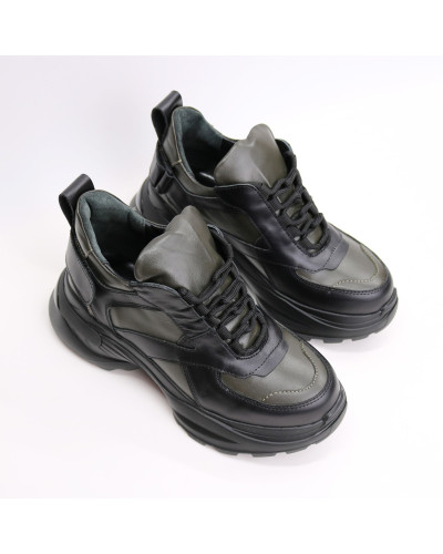 Кросівки кольору хакі Арт. As-9/Sonya2