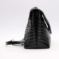 Сумка з чорної шкіри Арт. YS-1014