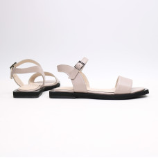 Босоніжки з бежевої шкіри Арт. 10-5/0504