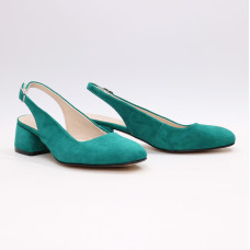 Босоніжки на низьких підборах Арт. 456-4/53Ок