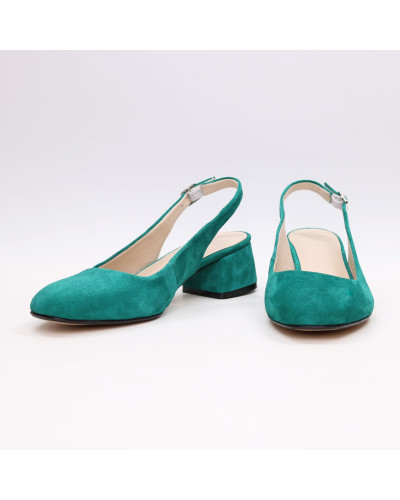 Босоніжки на низьких підборах Арт. 456-4/53Ок