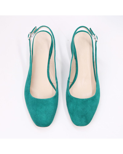 Босоніжки на низьких підборах Арт. 456-4/53Ок