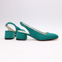 Босоніжки на низьких підборах Арт. 456-4/53Ок