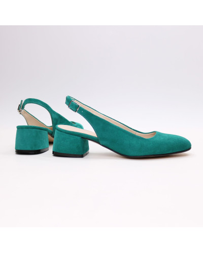 Босоніжки на низьких підборах Арт. 456-4/53Ок