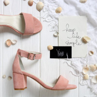 Рожеві босоніжки з замші Арт.: 615-3Ок