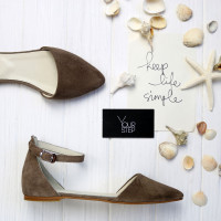 Босоніжки з замші кольору капучино Арт.: 17-3