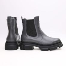 Челсі із сірої шкіри флотар Арт. 12-1/260