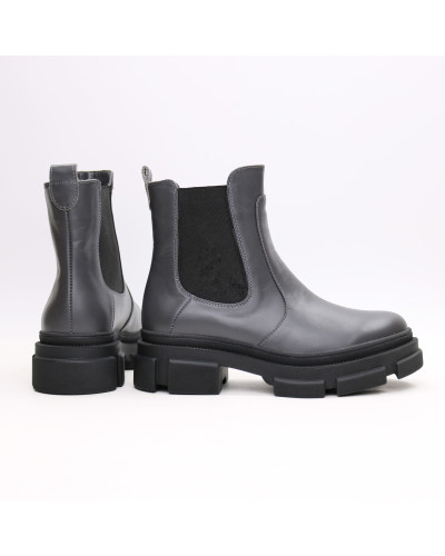 Челсі із сірої шкіри флотар Арт. 12-1/260