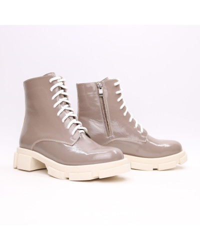 Лакові бежеві черевики Арт. As-8/21074