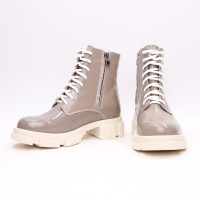 Лакові бежеві черевики Арт. As-8/21074