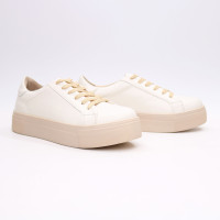 Кеди із бежевої шкіри Арт. 15-7/192