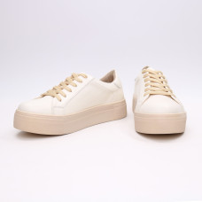 Кеди із бежевої шкіри Арт. 15-7/192