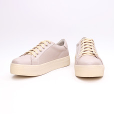 Бежеві шкіряні кеди Арт. 15-7/192