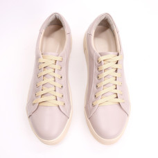 Бежеві шкіряні кеди Арт. 15-7/192